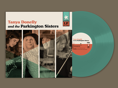 Tanya Donelly and the Parkington Sisters Album Design album art album artwork album cover album cover design design graphicdesign music vinyl record