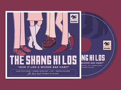 The Shang Hi Los Record Artwork album artwork cd artwork cd design design illustration music record vector
