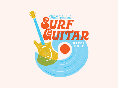 Surf Guitar Happy Hour Logo