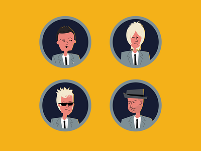 Shady Characters album artwork character character design design faces illustration vector