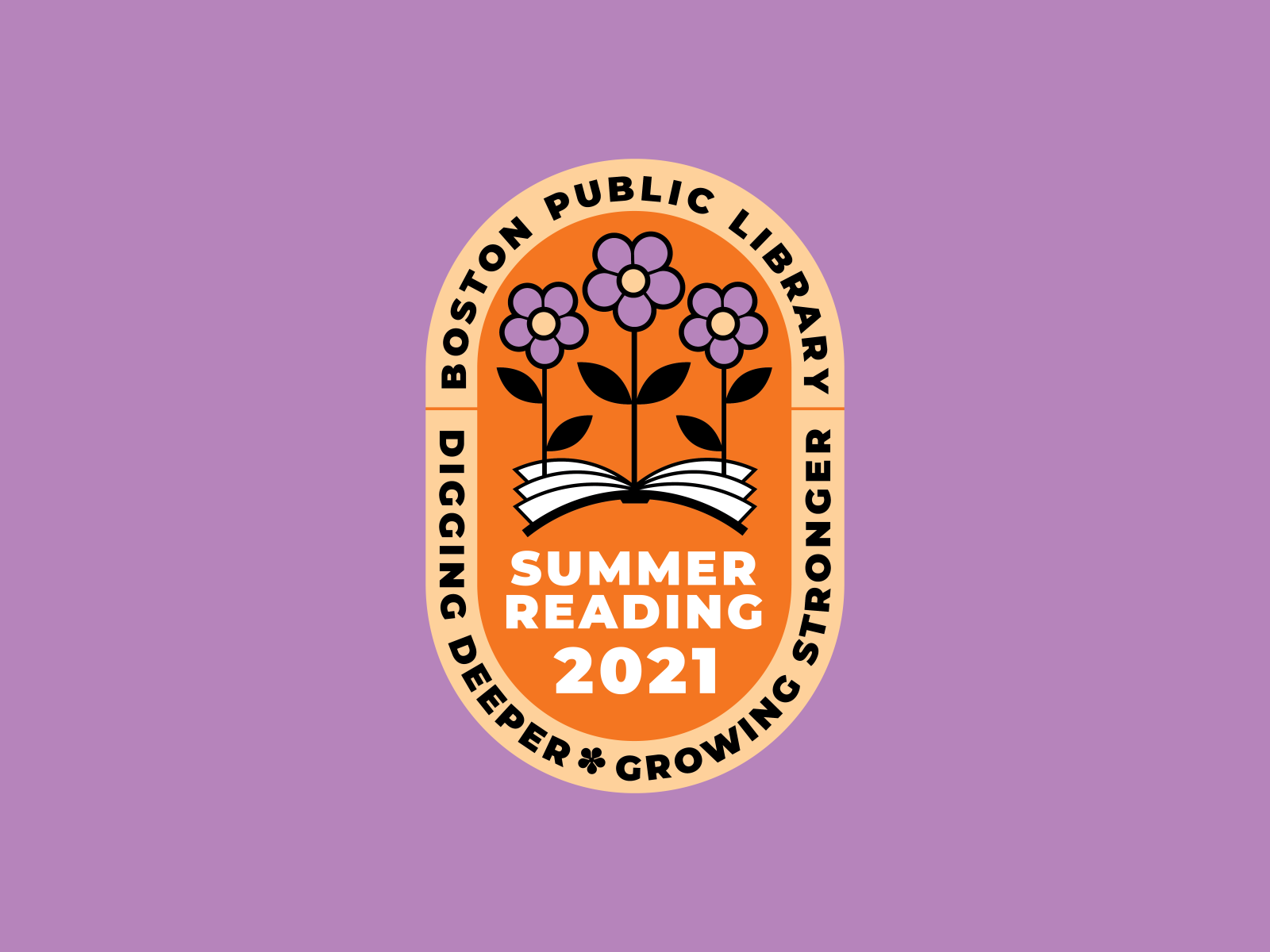 Boston Public Library Summer Reading Logo 2021 by Nicole Anguish on