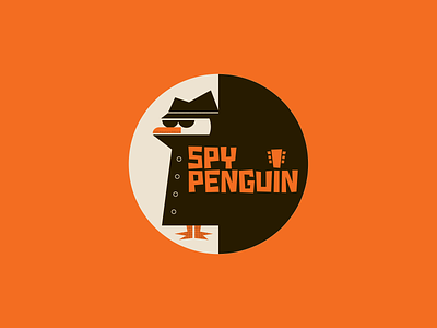 Spy Penguin Logo band logo branding design illustration logo music penguin spy vector