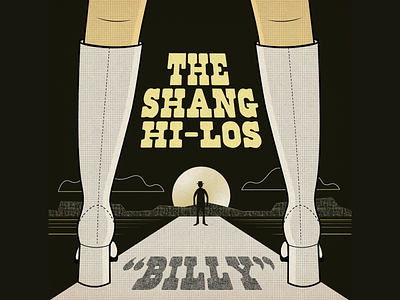 The Shang Hi-Los Cover Art album art design illustration record art record cover vector