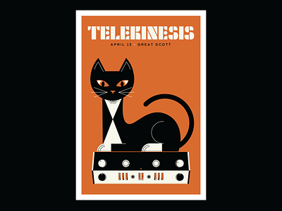 Telekinesis Gig Poster