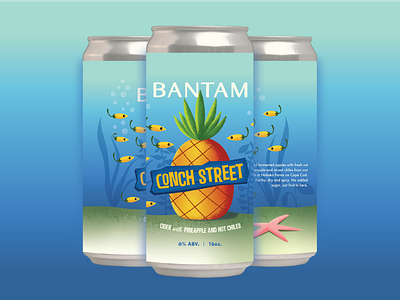 Bantam Cider // Label Design design illustration label design