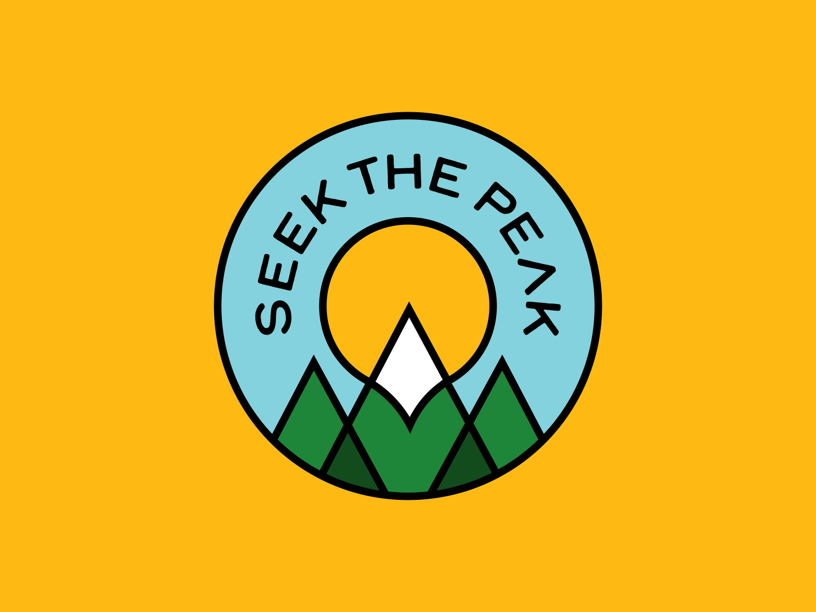 Seek The Peak Alpine Outfitter Logo by Nicole Anguish on Dribbble