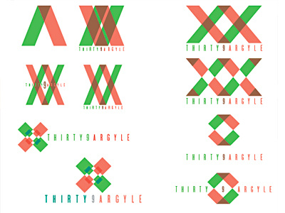 Thirty9 Argyle Logo - Rebounded friends logo rebound redesign vector
