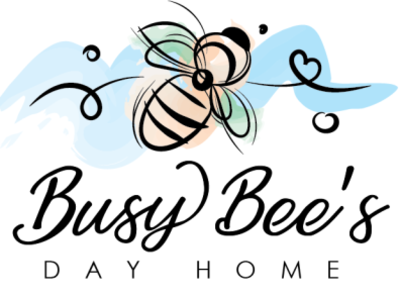 Busy Bee's Day Home branding design flat illustration illustrator logo typography vector