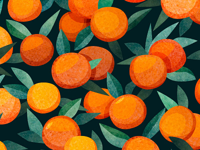 Tangerines pattern