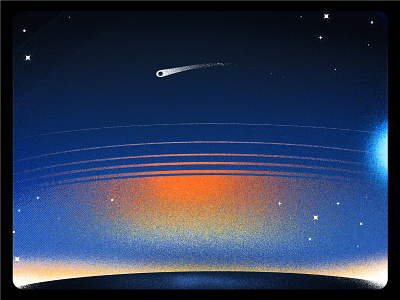 Comet - 2 graphic design illustration vector