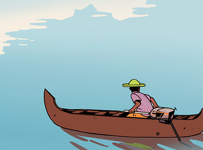 Fisherman - Kochi illustration