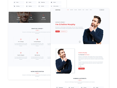 Cristino - Personal, Resume & Portfolio Template