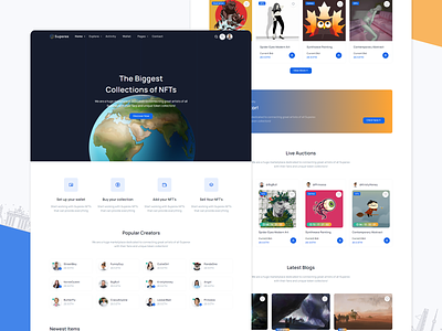 Superex - NFT Marketplace + Light + Dark - Themeforest