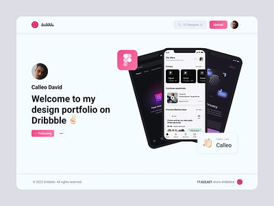 Welcome to my Design Portfolio on Dribbble ✌🏻