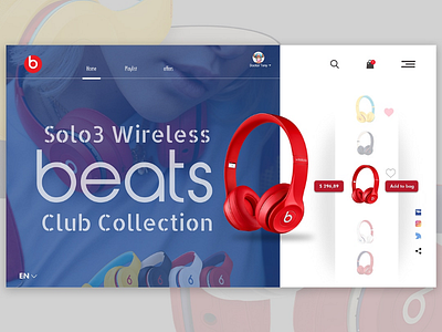 Beats Market Page uidesign uxdesign web webdesign
