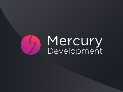 Rebrand for Mercury Development branding challenge challenges design icon illustration logo mercdev minimal space vector