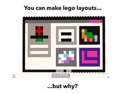 Lego Layout app challenge design dribbble flat illustration layout lego macbook macbookpro ui ux web