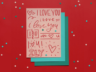 Love Papers drawing dribbble weekly warmup hand drawn type handdrawn handdrawntype lettering love lovely lovers type typography valentine valentines day weekly warmup