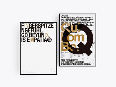 United Notions posters design diseño frame minimal poster print type typography