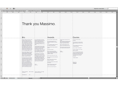 Timeless: Massimo Vignelli brand branding color identity logo minimal pack packaging simple