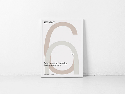 60th Helvetica Anniversary design diseño helvetica poster pure simple swiss type typo typography