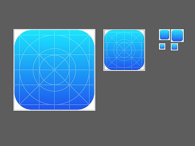 iOS 7 icon template illustrator