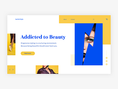 Color Experimentation branding color concept design fashion brand flat minimal ui ux website