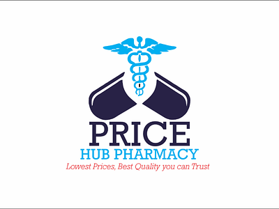 Logo UI for Price Hub Pharmacy ui logo graphics design