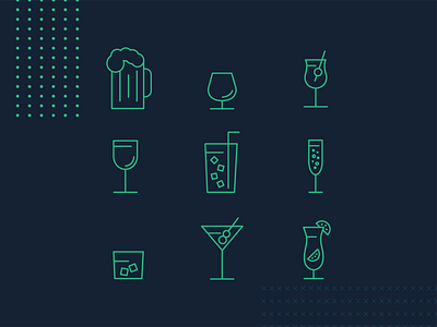 Amperity - Drinks Icon Set