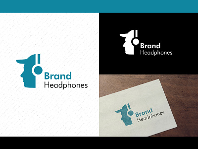 Brand Headphones brand branding design icon logo logo design logo design branding logo design concept logo designer logodesign logos minimal typography