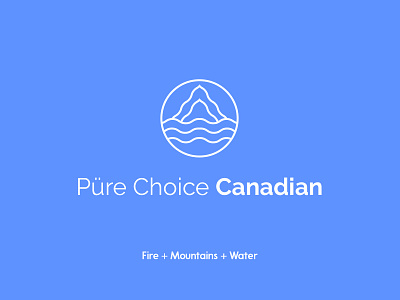 Pure Choice Canadian lettering logo logodesign logos typography