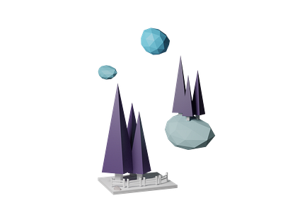 On premises or on the cloud blender illustration lowpoly machinelearning