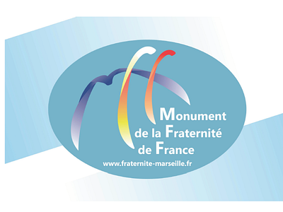 Monument of Fraternity card design logo student vector