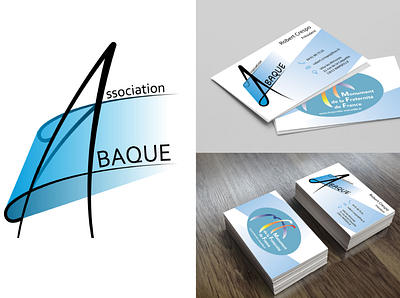 Monument of Fraternity : Abaque association design logo student vector