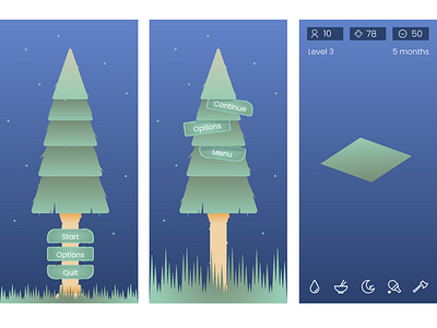 UI Forest : Night test