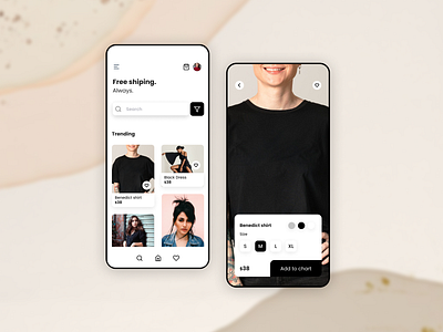 Shipa Store app design ui ux