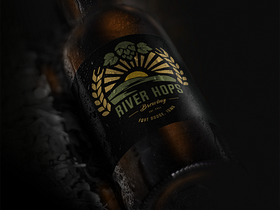 River Hops Brewing Logo Identity brand identity branding branding design design identity branding identity design logo logo design logo designer logodesign logotype