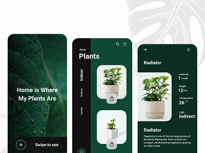 BAGHBAN APP PLANT app application appplant design green iran kit plant product design ui uidesigner ux