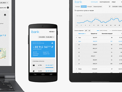 Interface of a system for monitoring of sales