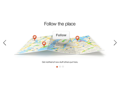 Map acorn app application ios iphone landing map page pin site web