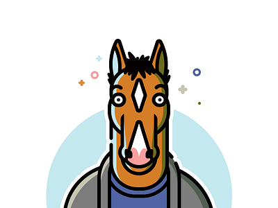 Bojackhorseman bojack bojack horseman character horse horseman illustrate