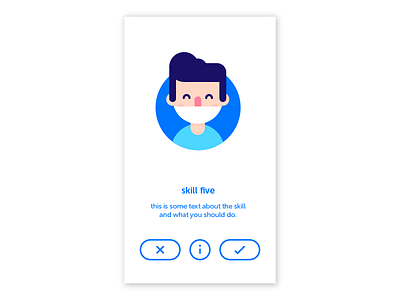 Dental fear app app avatar cute dentist ui ux