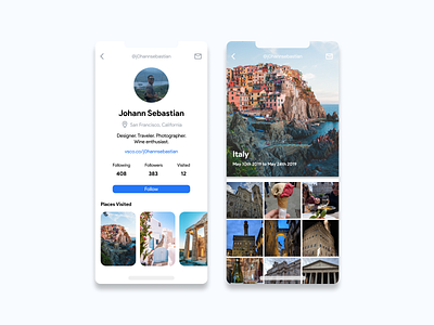 Daily UI Challenge #6 - User Profile