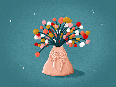 Walrus Vase