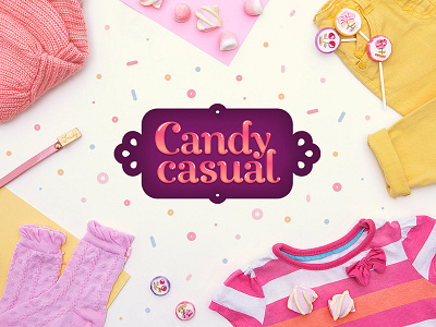 Candy casual branding design icon illustration illustrator logo logodesign typography vector