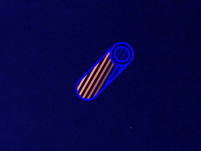 Pasta Field 1, det#2 blue geometry lines minimal oblique