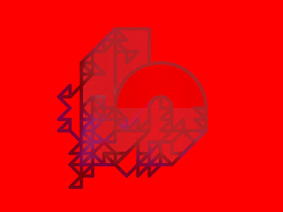 Letra H - abcdario abcdario color geometry lettering minimal oblique poster shape typography