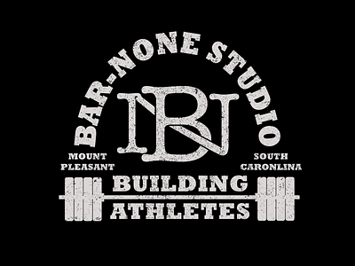 Bar None Studio Logo branding company logo crossfit gym logo logodesign mount pleasant south carolina