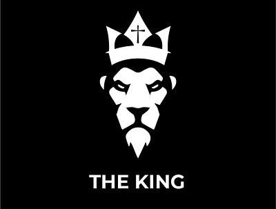 The King - whiteness brand logo design branding illustration logo logo logotype brand logos design brand minimal ui