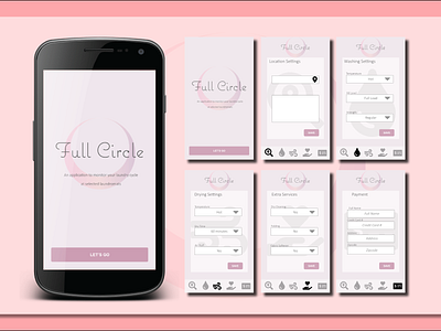 Full Circle app design ui ux web